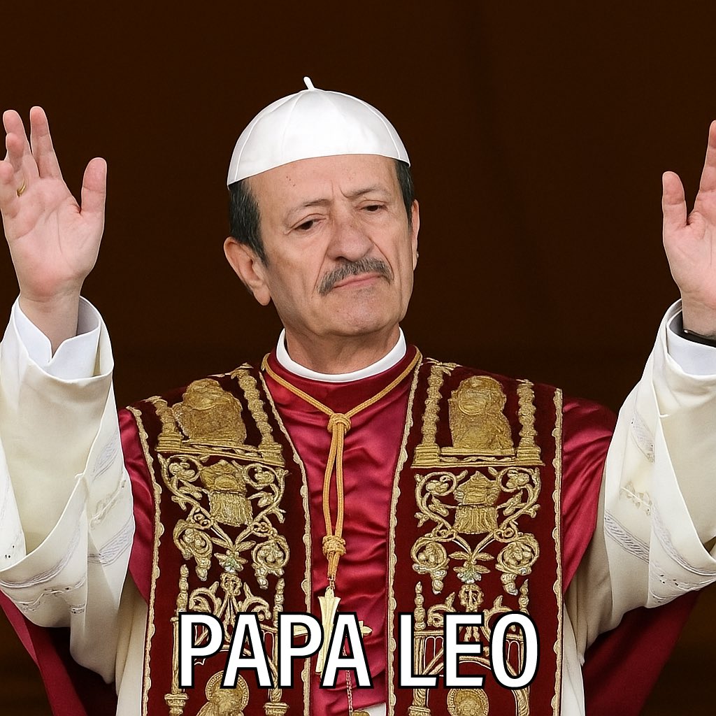 fabripesc's tweet photo. All’americana maniera.
#LeoneXIV #Papa #Conclave2025 https://t.co/oKnwnvLVKd
