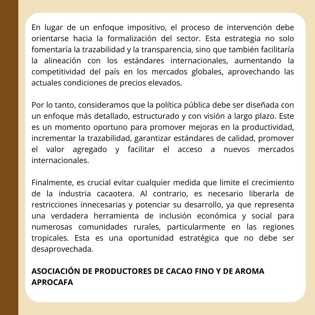 #COMUNICADO 
El sector productivo del cacao es una realidad y Ecuador debe sentirse orgulloso por el grano que se cosecha! <a href="/fxca46/">Fernando</a> <a href="/elcomerciocom/">El Comercio</a> 
#cacao #ecuador #cocoa