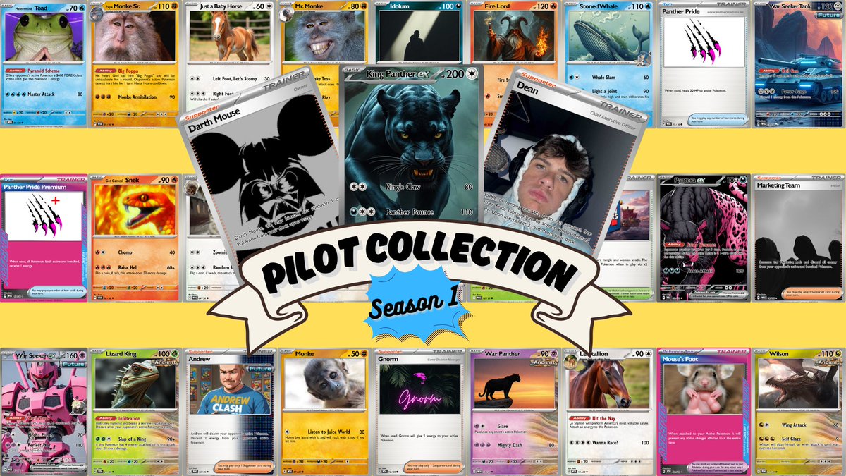 TNETcr's tweet image. Man do we have something COOL for YOU!

Check out our new "War Seekers TCG" adventure on our server. Open custom community cards, trade with others, and more! 

Our first season, "Pilot Collection," is NOW LIVE. Come get your cards! ♥️