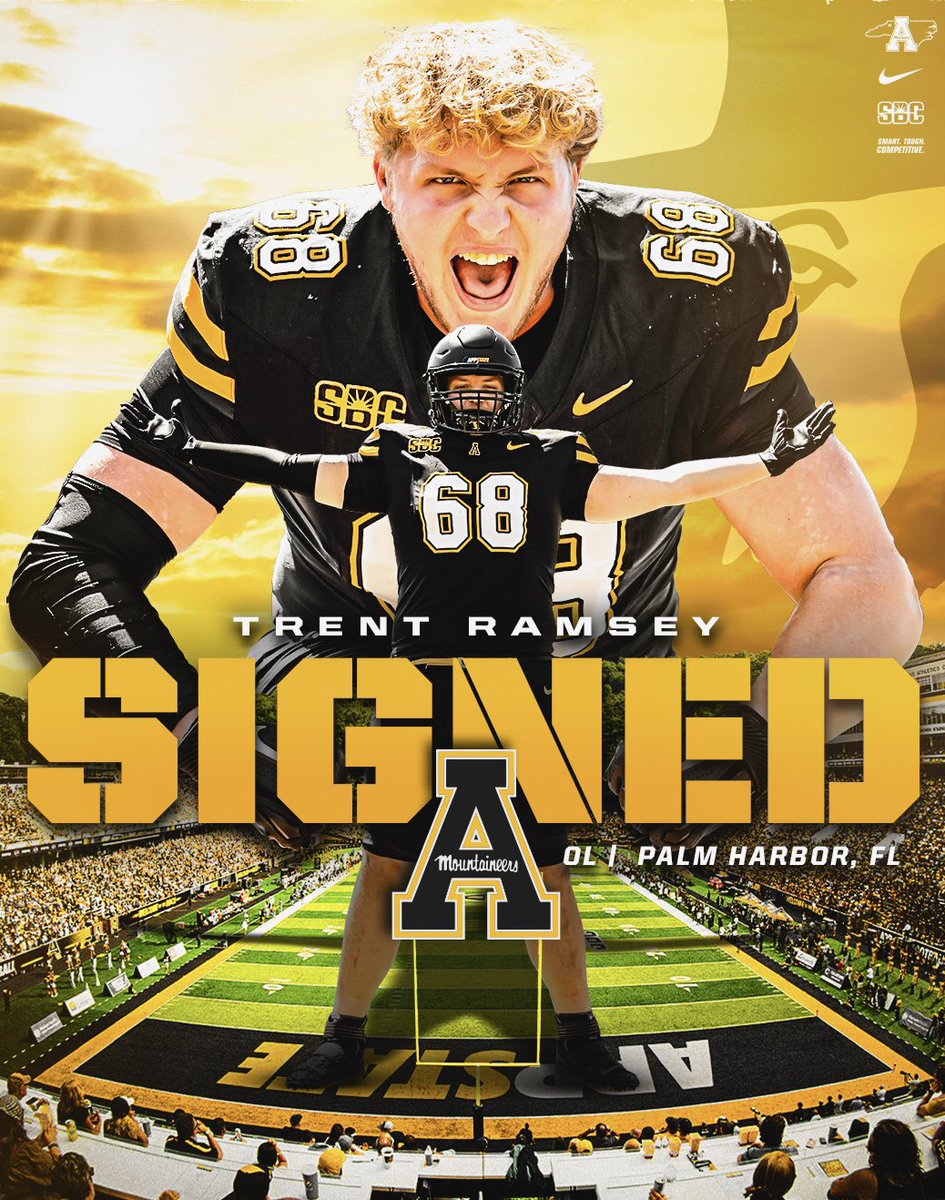 Trent Ramsey (@trent7ramsey) on Twitter photo Excited to be part of the #AppState family! Go Mountaineers! π
#GoApp <a href="/AppState_FB/">App State Football</a> <a href="/appstate/">Appalachian State</a> Excited to be part of the #AppState family! Go Mountaineers! π
#GoApp <a href="/AppState_FB/">App State Football</a> <a href="/appstate/">Appalachian State</a>