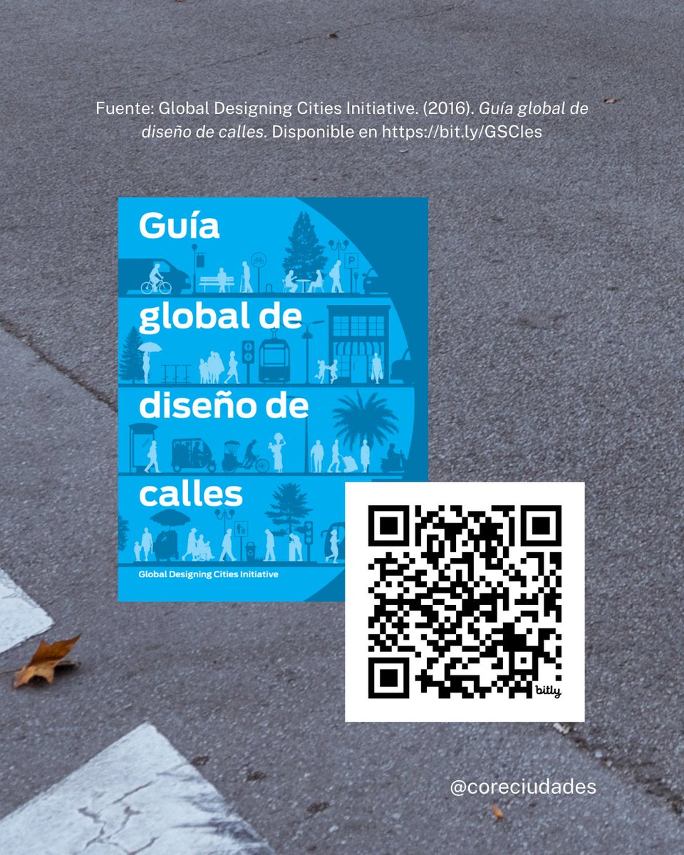 🚨 Las calles están fallando.
Cada año, +1.3M personas mueren en incidentes de tránsito. Millones más quedan gravemente heridas.
🛠️ El problema no es solo la velocidad. Es el diseño.

📘 Basado en la Guía de <a href="/GlobalStreets/">Global Designing Cities Initiative</a>
🔗 bit.ly/GSCIes
