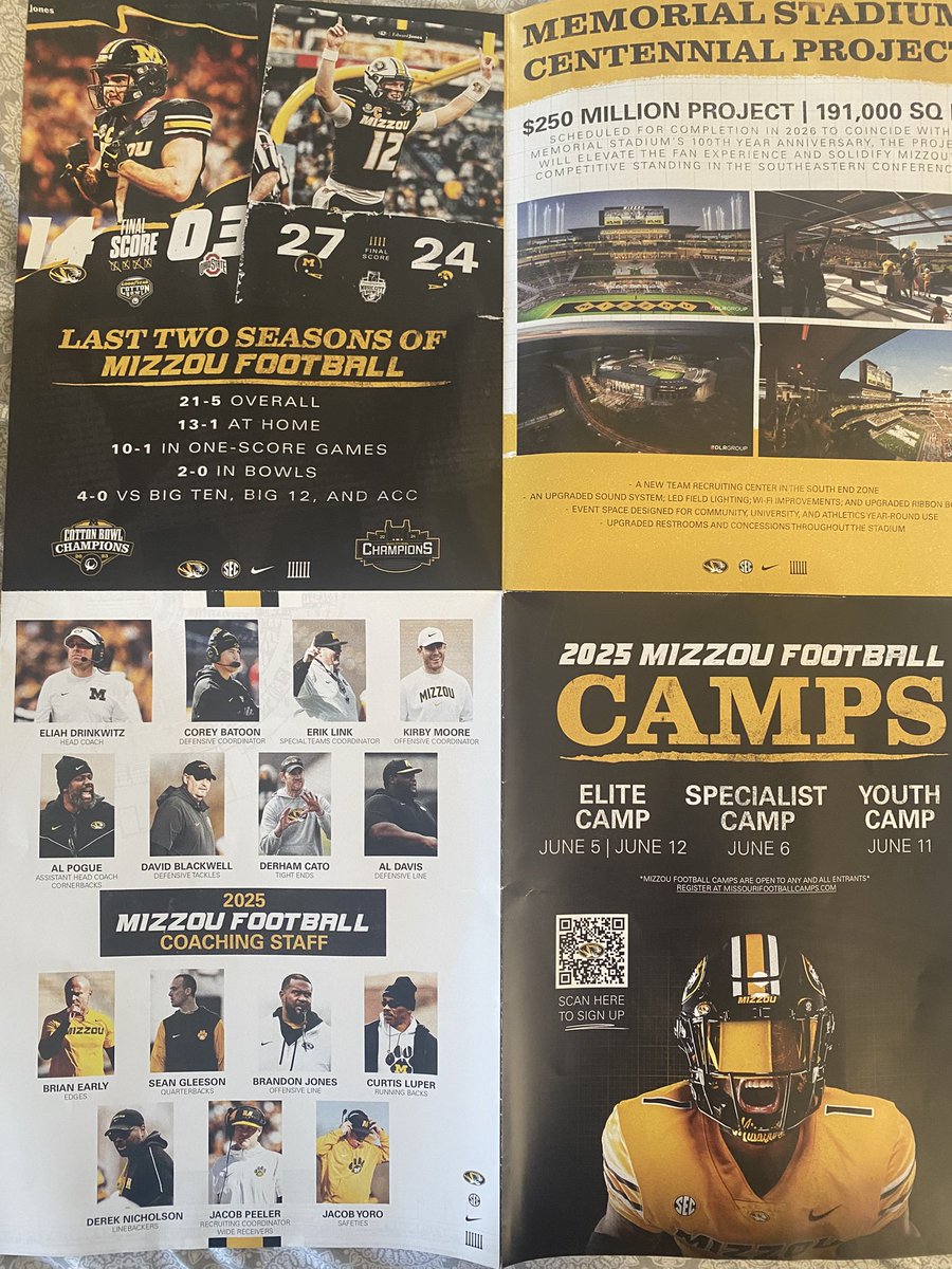 AlexGlinLS's tweet image. Thank you to @CoachErikLink , @CoachOlivo and @MizzouFootball for the poster!
@centurions_fb
