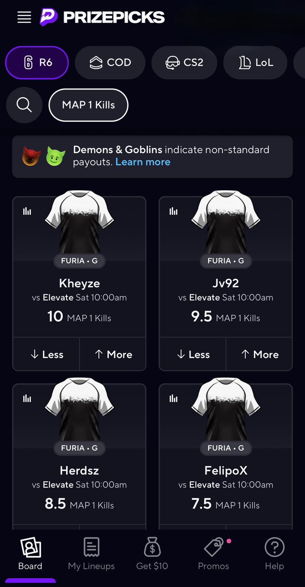 R6 is back - Lock in on <a href="/PrizePicks/">PrizePicks</a> 📈