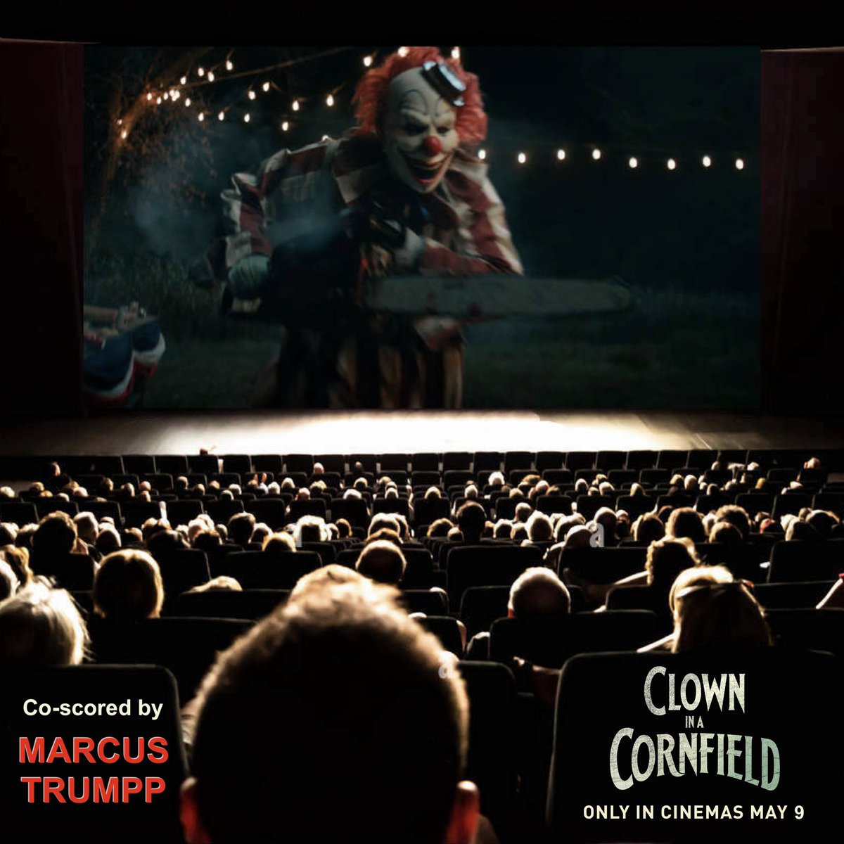 Mgmt_DD's tweet image. IN THEATERS NOW 𝘾𝙇𝙊𝙒𝙉 𝙄𝙉 𝘼 𝘾𝙊𝙍𝙉𝙁𝙄𝙀𝙇𝘿!

From the producers of 𝙎𝙈𝙄𝙇𝙀 comes 𝘾𝙇𝙊𝙒𝙉 𝙄𝙉 𝘼 𝘾𝙊𝙍𝙉𝙁𝙄𝙀𝙇𝘿 co-scored our versatile client,composer Marcus Trumpp! #marcustrumpp #clowninacornfield #intheaters #shudder

AMC Theatres: shorturl.at/Fq8th