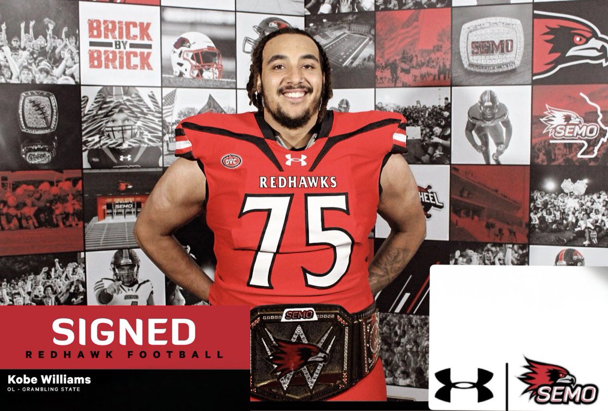 Kobe “Big Willy” Williams (@kowi56) on Twitter photo #AGTG BLESSED TO SAY I’M 100% COMMITTED ‼️🖤🙏🏾
<a href="/SEMOfootball/">SEMO Football</a> <a href="/CoachOrchard/">Lucas Orchard</a> <a href="/CoachHolt67/">John Holt</a> <a href="/247SportsPortal/">247Sports Transfer Portal</a> <a href="/CollegeFBPortal/">College Transfer Portal</a> <a href="/dreamin918/">Audrey Hiatt</a> #AGTG BLESSED TO SAY I’M 100% COMMITTED ‼️🖤🙏🏾
<a href="/SEMOfootball/">SEMO Football</a> <a href="/CoachOrchard/">Lucas Orchard</a> <a href="/CoachHolt67/">John Holt</a> <a href="/247SportsPortal/">247Sports Transfer Portal</a> <a href="/CollegeFBPortal/">College Transfer Portal</a> <a href="/dreamin918/">Audrey Hiatt</a>