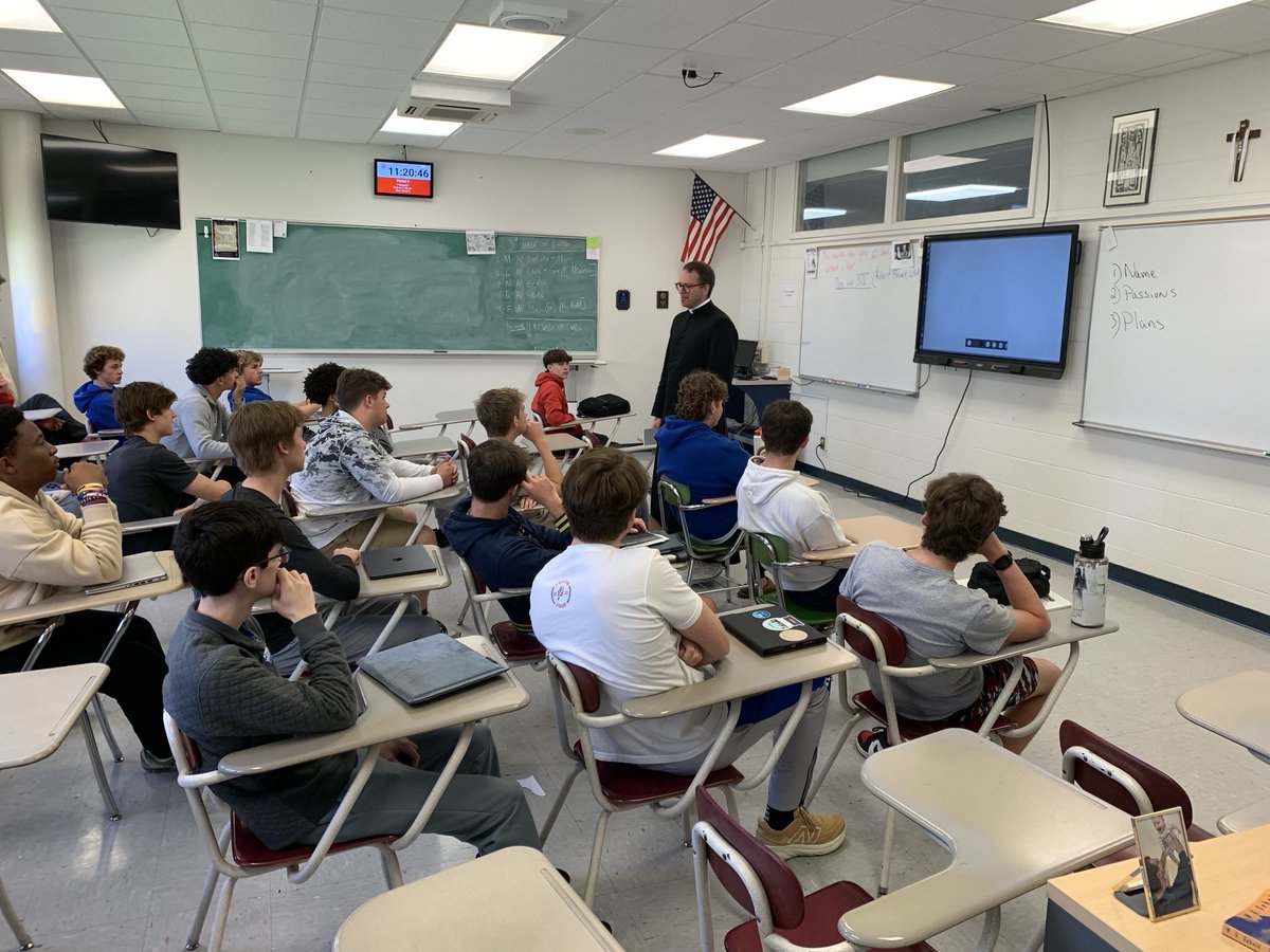 Father David Kidd (@davidkidd2016) on Twitter photo Thank you, Mr. Hayden Eighinger, for the invite to speak to the senior <a href="/SFSKnights/">St. Francis de Sales School⚔️</a> on the priesthood and the need for good men to sacrifice everything to serve the people of God!! Thank you, Mr. Hayden Eighinger, for the invite to speak to the senior <a href="/SFSKnights/">St. Francis de Sales School⚔️</a> on the priesthood and the need for good men to sacrifice everything to serve the people of God!!