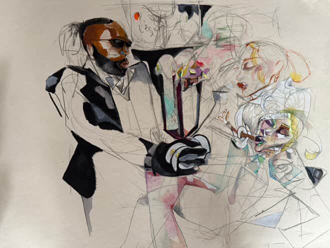 Bathroom sketches…….. #isabellebrourman