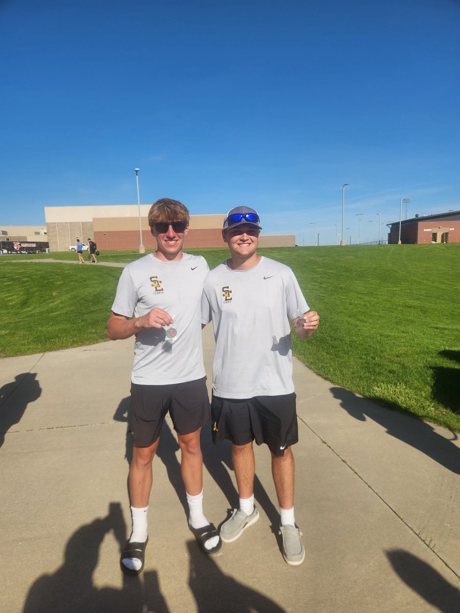 Rams had a great day at the North Polk invite. Cohen Fuller with a second place finish in singles..Owen Gulbranson/Ethan Huffey second in doubles, Micah Christiansen and Holden Hansen 3rd in double