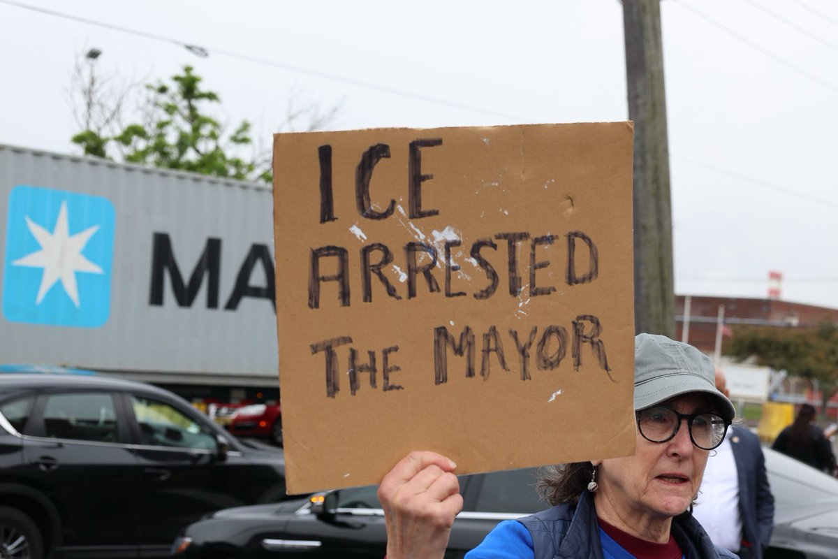 Rep. LaMonica McIver (@replamonica) on Twitter photo The way we were treated at Delaney Hall is almost unbelievable. ICE shoved me, manhandled @repbonnie, and arrested <a href="/rasjbaraka/">Ras J. Baraka</a>.
They disrespected us and tried to stop us from conducting the oversight we’re elected to do. But we’ll never back down in our fight for what is right. The way we were treated at Delaney Hall is almost unbelievable. ICE shoved me, manhandled @repbonnie, and arrested <a href="/rasjbaraka/">Ras J. Baraka</a>.
They disrespected us and tried to stop us from conducting the oversight we’re elected to do. But we’ll never back down in our fight for what is right.