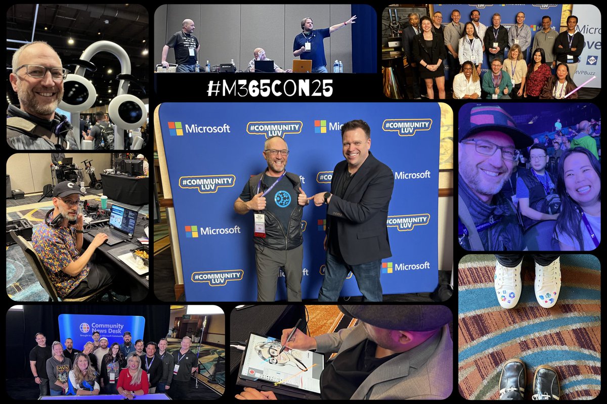 Up up and away 🛫☁️☁️ 

Wonderful week being with you all, #M365Con 👥. Enjoyed the community’ing — up in the Community Lounge, in the Expo Hall, in session rooms, randomly at night out on the Strip, and in the in-between. Thank you! 🙌

See U in Orlando?
#M365con26 🍊