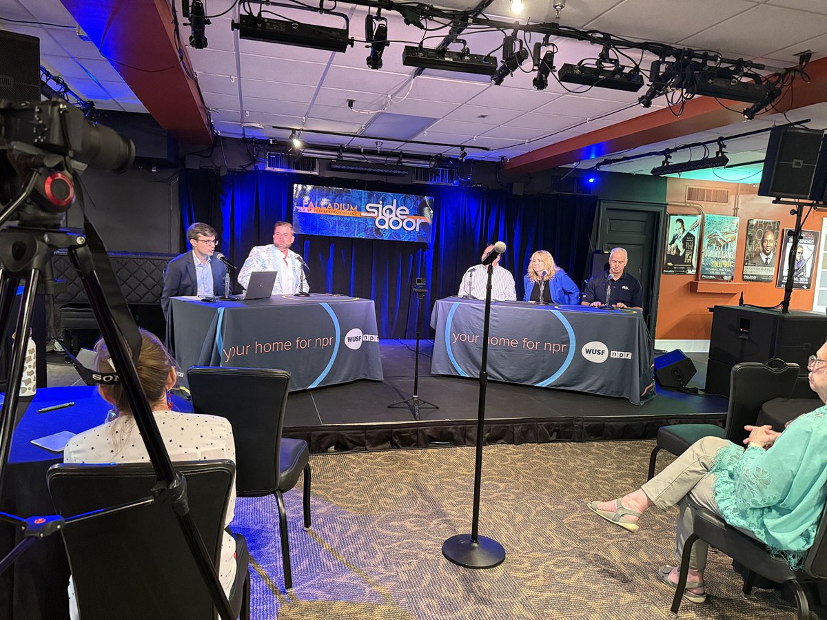 MantzThomas's tweet image. Wrapping up the week with our friends @wusf 
#HurricaneSeason will be here before you know it.
@FeedingTampaBay