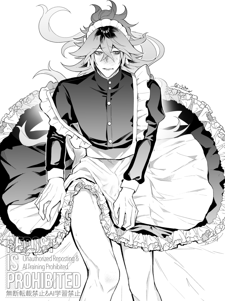 natsutsu_06's tweet photo. メイドの日とお伺いしまして💀
※女装 https://t.co/hlB34jzjUu