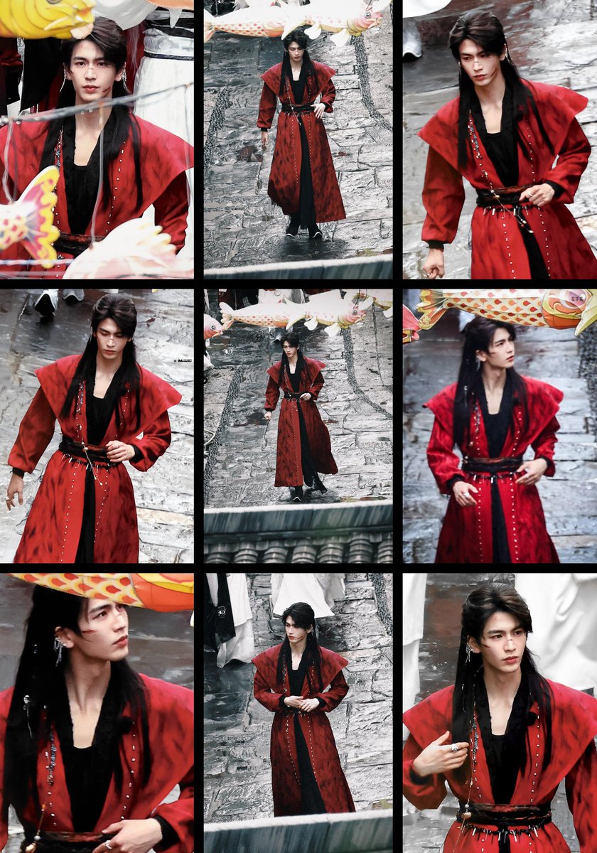 Zhang Linghe nació para interpretar a Hua Cheng y cada vez que lo veo vestir de rojo lo confirmo 🩸✨