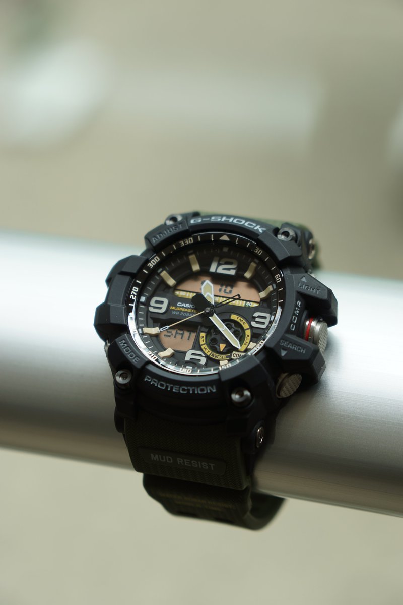 ISUZUGTime's tweet image. タフネスを追求するG-SHOCKの「MADMASTER」シリーズ、GG-1000-1A3JF！
防塵・防泥構造で悪路や瓦礫の中でも安心💪方位や温度計測が可能なツインセンサーを搭載🧭🌡️
ミリタリーテイスト溢れるデザインも魅力😎
eye-eye-isuzu.co.jp/products/watch…

＃GSHOCK #MUDMASTER #GG1000 #アウトドア