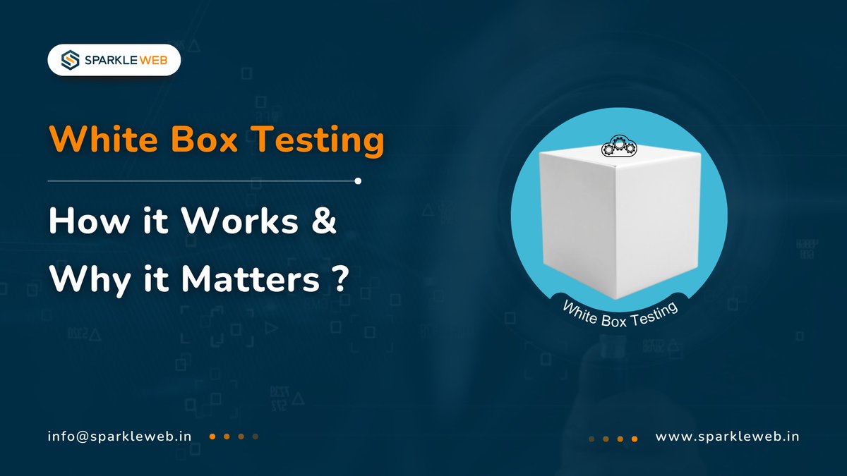 sparklewebdevs's tweet image. We Test What Others Can’t See! 👀

White Box Testing checks deep inside your code to catch bugs early and boost speed.

For more explanation: sparkleweb.in/blog/white_box…

Choose Sparkle Web&apos;s trusted QA team. 🔍

#whiteboxtesting #qa #sparkleweb #softwaretesting #bugfree #apptesting
