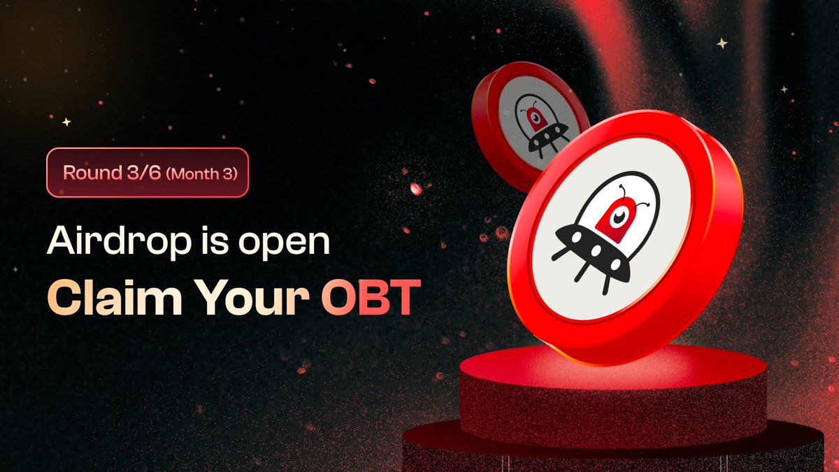 The third linear unlock for the $OBT community airdrop is now open.

The airdrop for Orbiter Loyal Users is ongoing. 

⏰ Claim Duration: May 10, 08:00 UTC – May 13, 08:00 UTC

Claim your $OBT: orbiter.finance/airdrop
