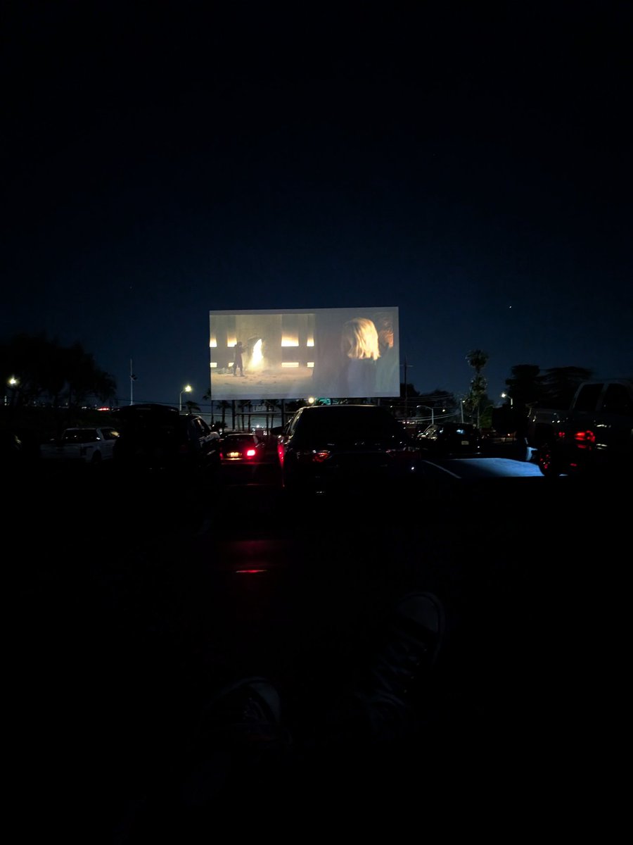 Apparently, drive in movies still exist.