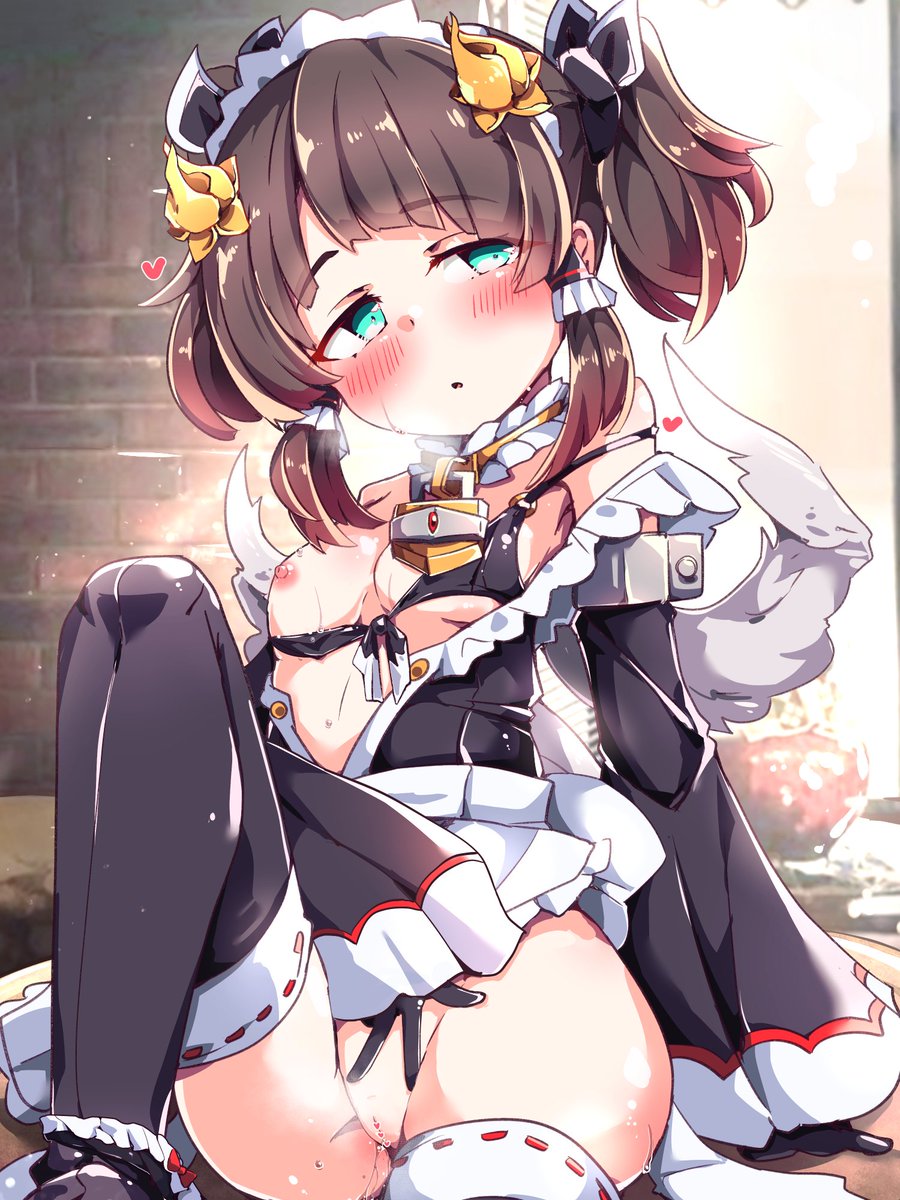 メイド服、わりと描いてる 