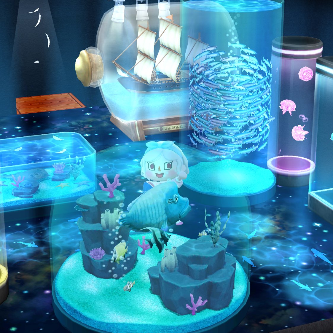 すいぞくかーん

#ポケ森レイアウト
#ポケ森コーデ
#ぷんぷん森