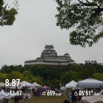 朝ラン。 今朝の気温は16℃☁ジョグ