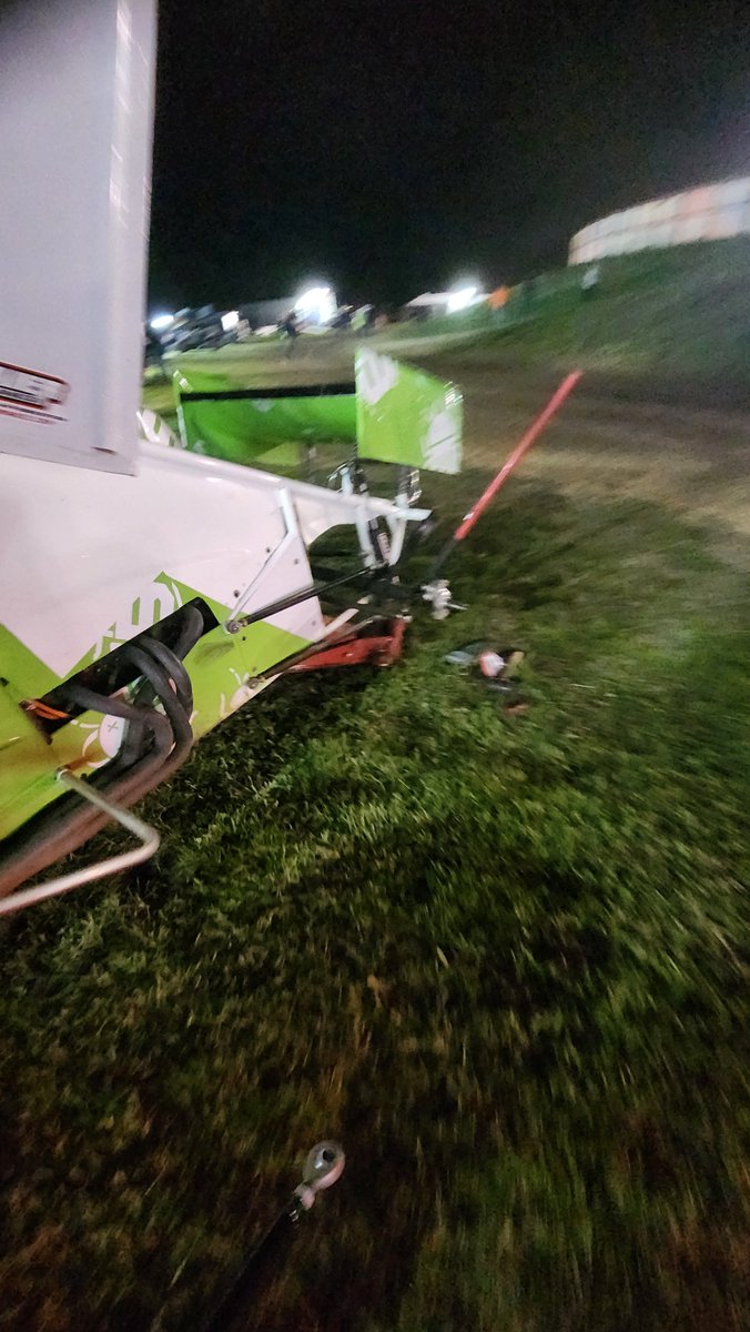 Well... that was not awesome. I think starting 5th is a curse. We were fast. Broke the RF hub off.