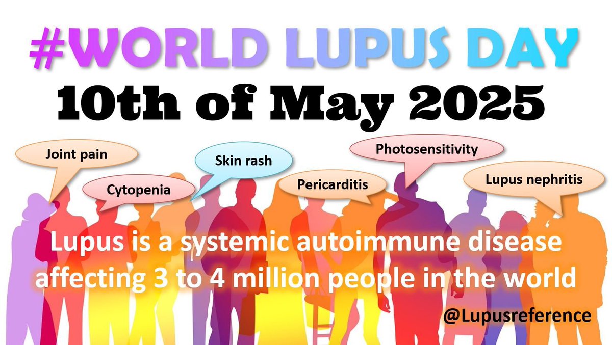 Laurent ARNAUD (@lupusreference) on Twitter photo ✅ Today is the world #LUPUS #DAY 🌍🌎🌏 Let's raise AWARENESS about this rare #autoimmune disease impacting ~3.4 million persons worldwide. Lupus is a multifaceted disease, it can be very VISIBLE👀 life-threatening 🔥or on the contrary INVISIBLE with #fatigue or even minimal🦋 ✅ Today is the world #LUPUS #DAY 🌍🌎🌏 Let's raise AWARENESS about this rare #autoimmune disease impacting ~3.4 million persons worldwide. Lupus is a multifaceted disease, it can be very VISIBLE👀 life-threatening 🔥or on the contrary INVISIBLE with #fatigue or even minimal🦋