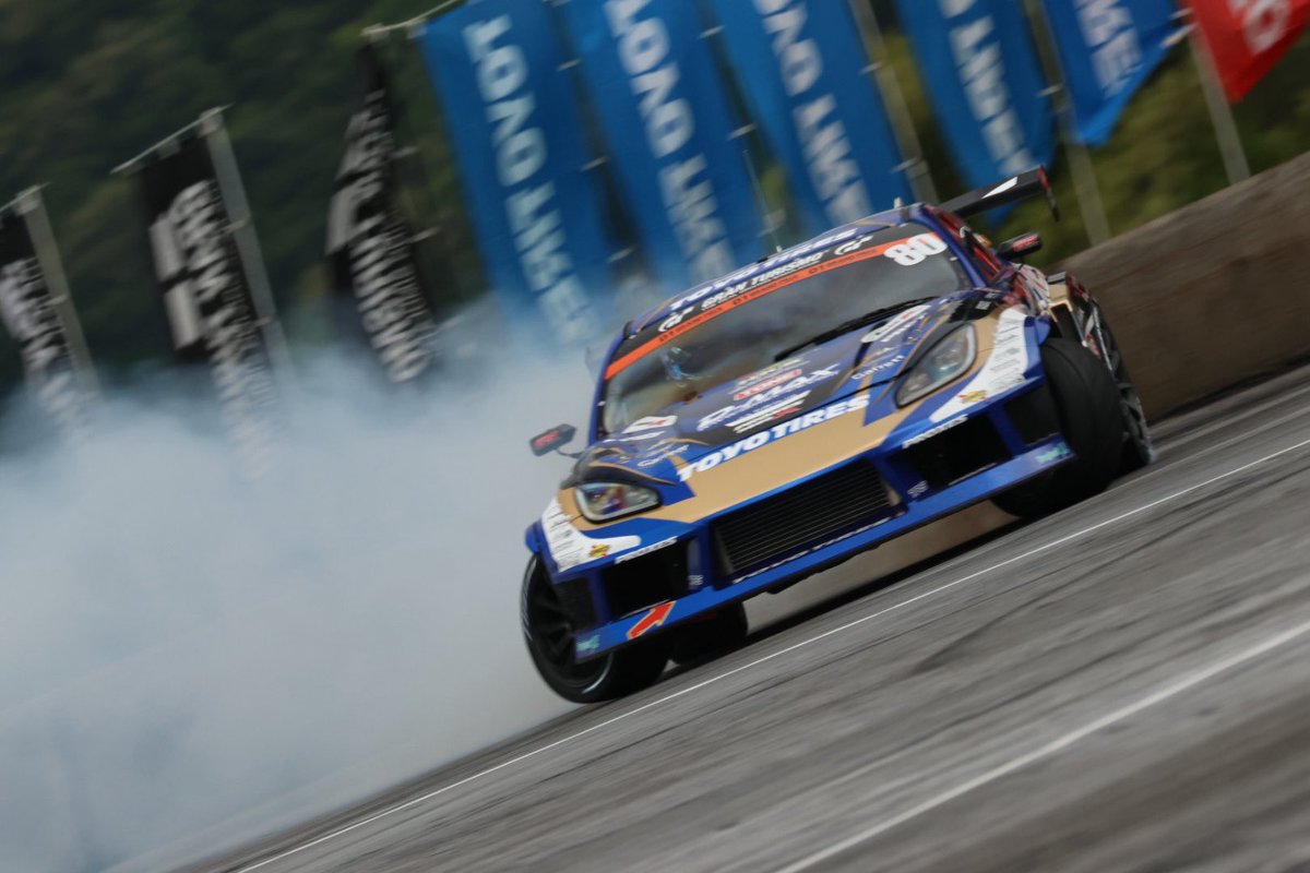 Team TOYO TIRES DRIFT2
No.80 田野結希選手
Cグループ見事な走りで、予選通過