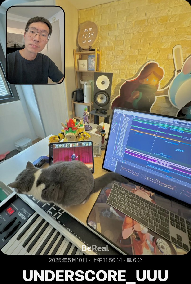 Excuse me.
Your ass is in the way.
I'm going to do it right.🤨
#MusicDaily #Compose #Music #Producer #SoundDesigner #GameComposer #gamemusic #gameaudio #unclearranger #cat #cats #BritishShorthair #British #Shorthair