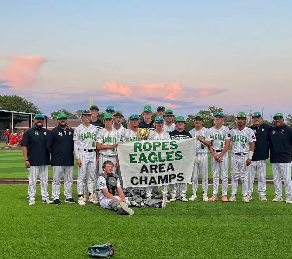 Ropes Baseball (@ropesbaseball) on Twitter photo Eagles with the series sweep! Strong pitching by our guys 🔥
Ropes 11
WT 1
Ropes 3
WT 0
Area Champions!! 🦅⚾️
<a href="/2ATxHSBaseball/">2ATxHSBaseball</a> <a href="/pchristy11/">Pete Christy</a> <a href="/LubbockAJ__HS/">Lubbock Avalanche-Journal HS Sports</a> Eagles with the series sweep! Strong pitching by our guys 🔥
Ropes 11
WT 1
Ropes 3
WT 0
Area Champions!! 🦅⚾️
<a href="/2ATxHSBaseball/">2ATxHSBaseball</a> <a href="/pchristy11/">Pete Christy</a> <a href="/LubbockAJ__HS/">Lubbock Avalanche-Journal HS Sports</a>