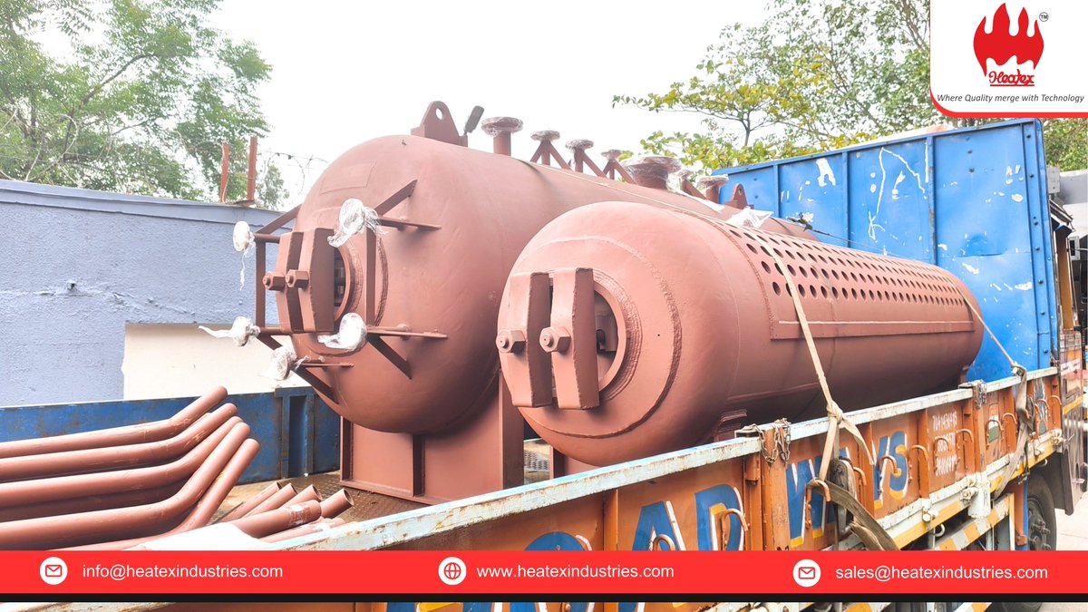 heatex_industry's tweet image. 🚚 Steam &amp;amp; mud drums dispatched! 🔧

Key boiler components, built for performance and reliability.

🔹 Steam drums: Separate steam from water
🔹 Mud drums: Trap impurities

Thanks for choosing Heatex!

#heatexindustries #dispatchupdate #steamdrums #muddrums #boilersolutions