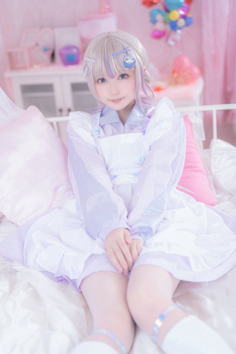 ホロライブ 轟はじめ コスプレ スイパラ衣装 hololive / 轟はじめ スイパラコラボ衣装🍰 #メイドの日 photo