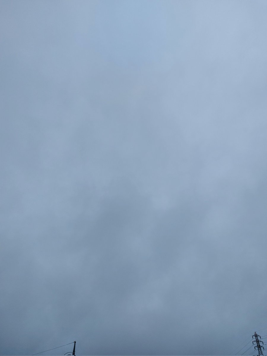 yumeasutw's tweet photo. 空一面どんよりグレーの
小雨が降る朝です🌧️

#イマソラ #朝空 #雨天
#高層雲 #乱層雲
#a2025 #a0510 #a202505 https://t.co/JydkDT1aRc