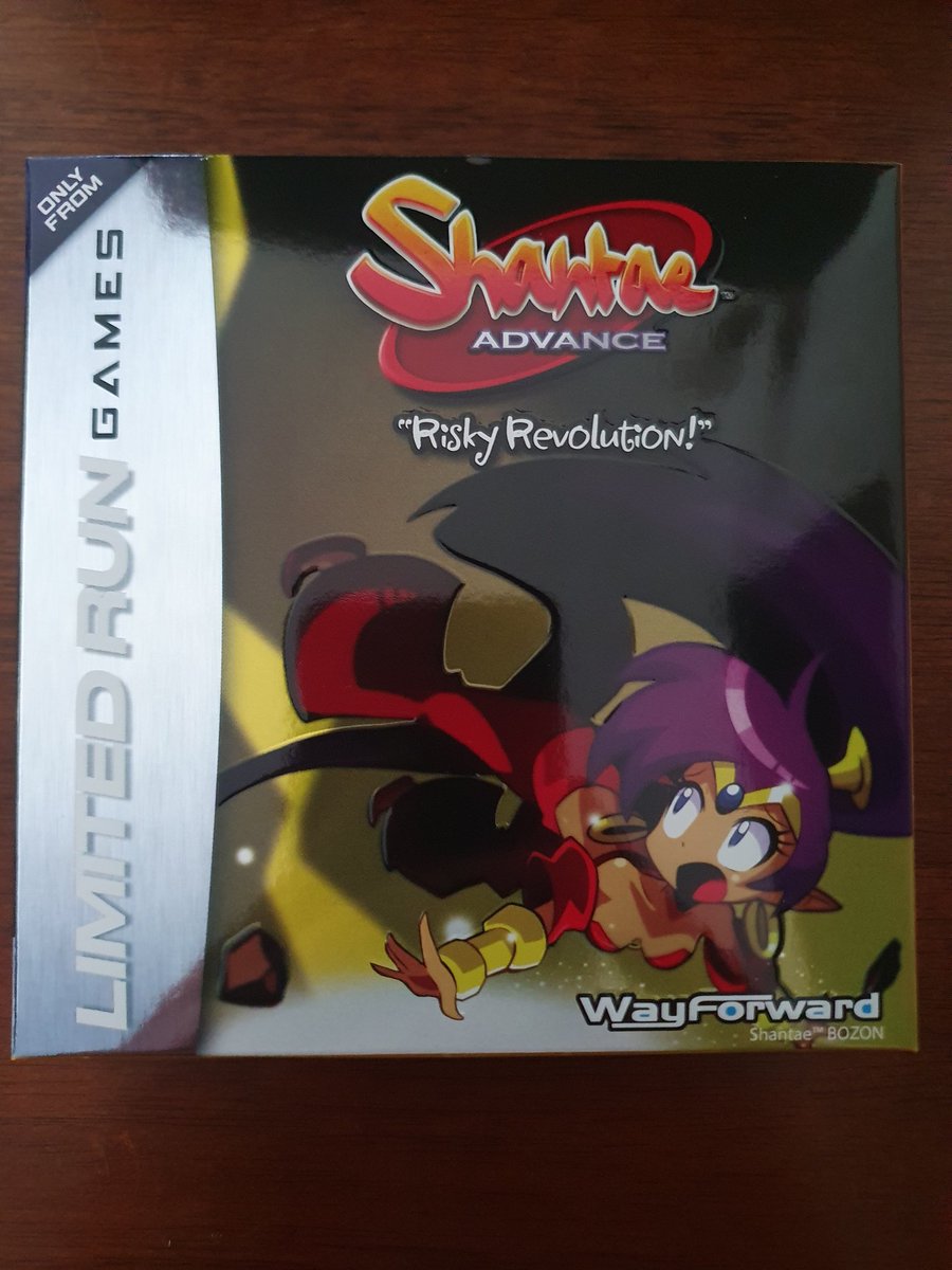 It took some time to arive, but my copy is finally here and it work good, me happy uwu #ShantaeAdvance