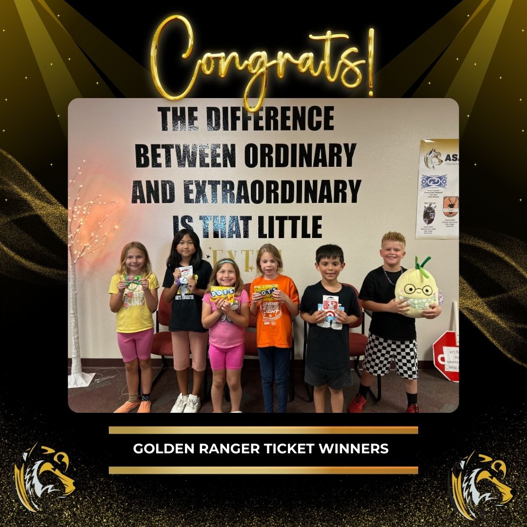 ApaRangers's tweet photo. Congrats to our Golden Ranger Ticket winners this week! 💛 https://t.co/tnQsGlyiSG