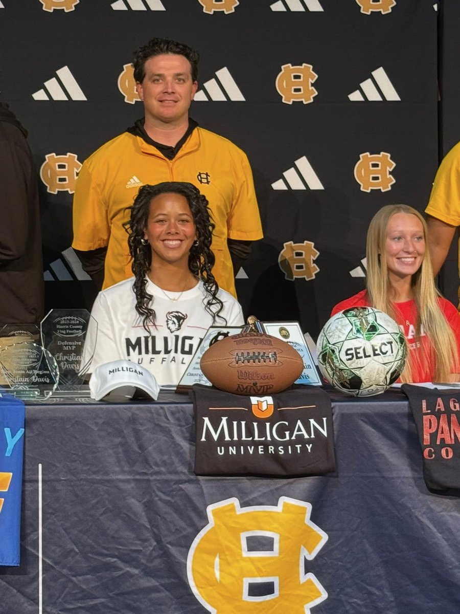 We got better TODAY!  Congratulations to Christain Davis from Harris County HS on her signing day ‘25! Thanks to all that made this day so special!  #wewill