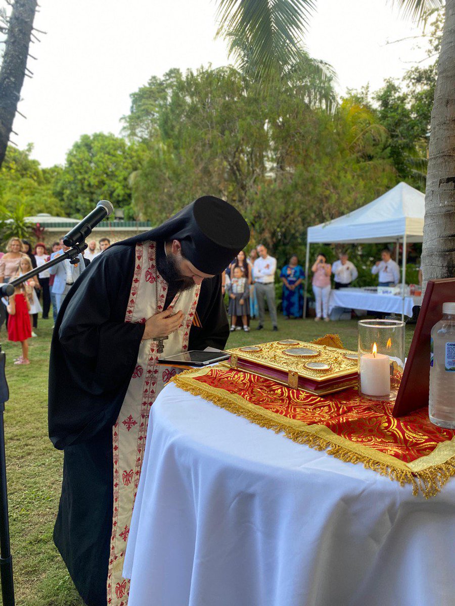 RussiaJamaica's tweet image. 🇷🇺 On May 7, a solemn event was held on the territory of the Russian Embassy in Jamaica with the participation of compatriots and Jamaican citizens who are friendly to our country, on the occasion of the 80th anniversary of the Victory in the Great Patriotic War.
🎖 Russian…