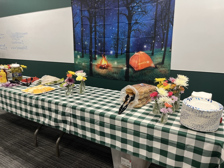 IowaColonyHS's tweet image. Had a great week celebrating our teachers at Camp Pioneers for Teacher Appreciation Week! S'more fun was had with a picnic, wildflower bouquets, a cookout, and a camp shirt!