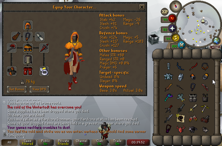 Dying to a bug on HC #1
Getting 1 shot by todt on HC #2

Stay tuned for #3 where I find a new ridiculous way to die ffs lol