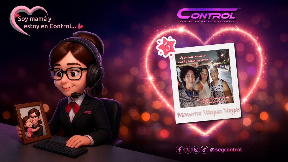 segcontrol's tweet image. 🎉👩‍👧‍👦 ¡Concurso cerrado con éxito! 👏

🌟 ¡Felicidades a nuestras tres ganadoras! 🌟

🥇 Primer lugar: Paymi Rodríguez Cruz
🥈 Segundo lugar: Carla Vázquez Lorenzo
🥉 Tercer lugar: Monserrat Vázquez Vargas

#SoyMamáYEstoyEnControl #YoSoyControl #MujeresQueInspiran #Ganadoras
