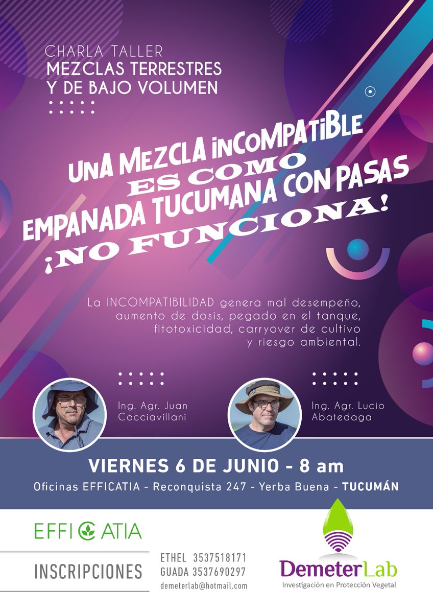 O también podríamos decir que la incompatibilidad es como empanada tucumana dulce 😂😂😂