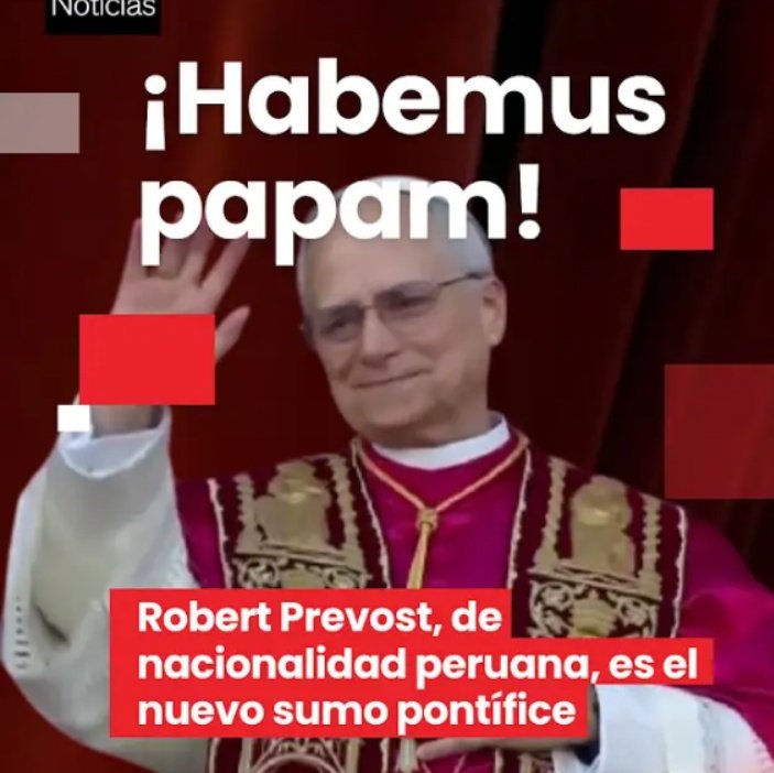 Claumdr95's tweet photo. EL NUEVO PAPA ROBERT PREVOST ES PERUANO, PAPA LEON XIV!! 🥺🇵🇪

esto es histórico, el papa es peruano, paso 40 años en Perú, vivió casi toda su vida en Perú, q orgullo y felicidad, envío saludos a CHICLAYO Perú, nos ama, q lindo. QUE VIVA EL PAPA PAPA PERUANO, QUE VIVA EL PERÚ!!! https://t.co/k9e9jj53Ru