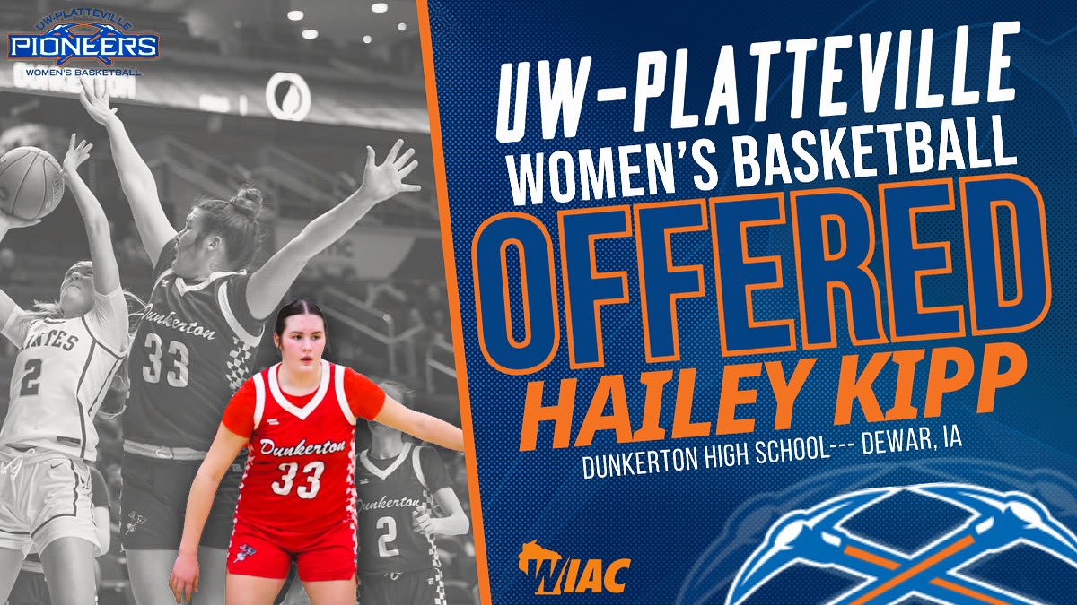 Hailey Kipp (@haileykipp27) on Twitter photo Thank you Coach McNiff and Coach Dels for the great visit. I’m super excited to say that I have received an offer to play at UW-Platteville! Go Pioneers!!! <a href="/UWPlattWBB/">UW-Platteville Women’s Basketball</a> Thank you Coach McNiff and Coach Dels for the great visit. I’m super excited to say that I have received an offer to play at UW-Platteville! Go Pioneers!!! <a href="/UWPlattWBB/">UW-Platteville Women’s Basketball</a>
