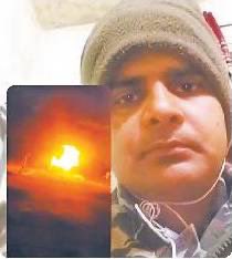 ये भारतीय सैनिक राजाराम धनकड़ हैं । पिता को वीडियो काल से अंतिम विदाई दे रहे हैं 

क्योंकि ये हमारी सुरक्षा में अपने कर्तव्य स्थल पर डटे हैं 

ऐसे महावीर के पिताजी को शत शत नमन 🙏🇮🇳