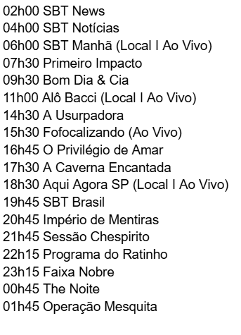 MrsCronos's tweet photo. Acho que agora, após as novas notícias - a grade vai ficando assim.

Mesmo horário local e chegada do #AquiAgora // uma mexicana - uma arrasta quarteirão pra salvar a #ACavernaEncantada; 

A noite, uma trama inédita. Em dúvida entre, 20h45 ou 21h15; https://t.co/dtaWmSVHbO