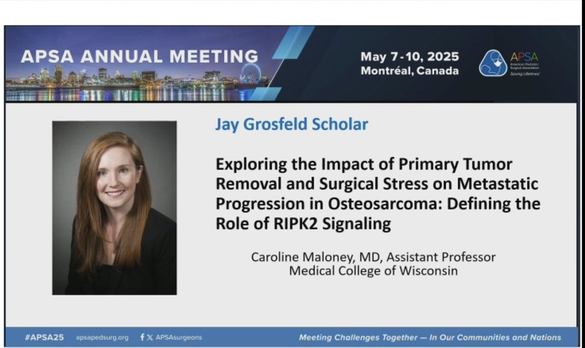 Kyle Van Arendonk, MD PhD (@kylevanarendonk) on Twitter photo Congrats to <a href="/cmaloney212/">Caroline Maloney</a> on receiving the Grosfeld Scholar Award! <a href="/APSASurgeons/">APSA Surgeons</a> <a href="/MCWPedSurg/">MCW Pediatric Surgery</a> <a href="/MCWSurgResearch/">MCW Department of Surgery, Division of Research</a> <a href="/MCWSurgery/">MCW Surgery</a> #APSA25 Congrats to <a href="/cmaloney212/">Caroline Maloney</a> on receiving the Grosfeld Scholar Award! <a href="/APSASurgeons/">APSA Surgeons</a> <a href="/MCWPedSurg/">MCW Pediatric Surgery</a> <a href="/MCWSurgResearch/">MCW Department of Surgery, Division of Research</a> <a href="/MCWSurgery/">MCW Surgery</a> #APSA25