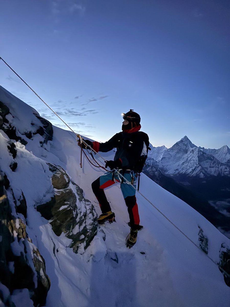 Gesman Tamang (@gesmantamang) on Twitter photo Lobuche East Peak summit with my clients, April 2025 🏔️ Book your trek or climb for Autumn 2025 and experience the Himalayas with a certified guide. 📧Contact@ukalonepal.com
#lobucheeast #everestbasecamp #mountaineering #climber #himalayas Lobuche East Peak summit with my clients, April 2025 🏔️ Book your trek or climb for Autumn 2025 and experience the Himalayas with a certified guide. 📧Contact@ukalonepal.com
#lobucheeast #everestbasecamp #mountaineering #climber #himalayas