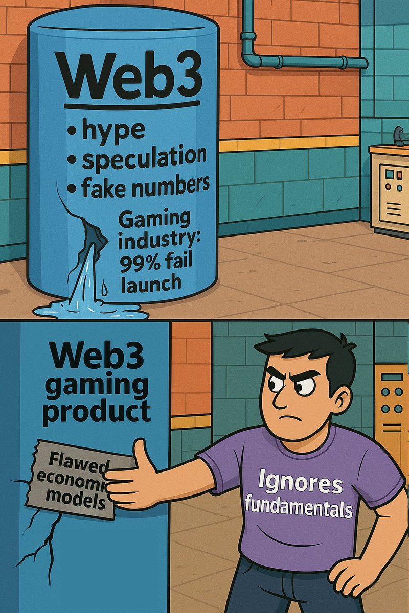 Unpopular opinion: Web3 is the problem in Web3 gaming.

Games are already hard. Layer in an industry built on hype, speculation, and people who don’t understand games—and you get noise, not innovation.

Too many are chasing edge cases without grasping game development or what