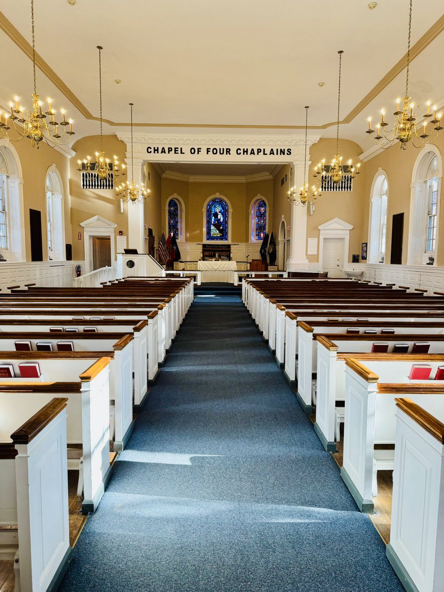 timrstokes's tweet image. Visited the Chapel of the Four Chaplains—faith, sacrifice, unity. Four chaplains, one mission. “Greater love…” (John 15:13)

#ArmyChaplain #FaithAndService #WWIIHeroes