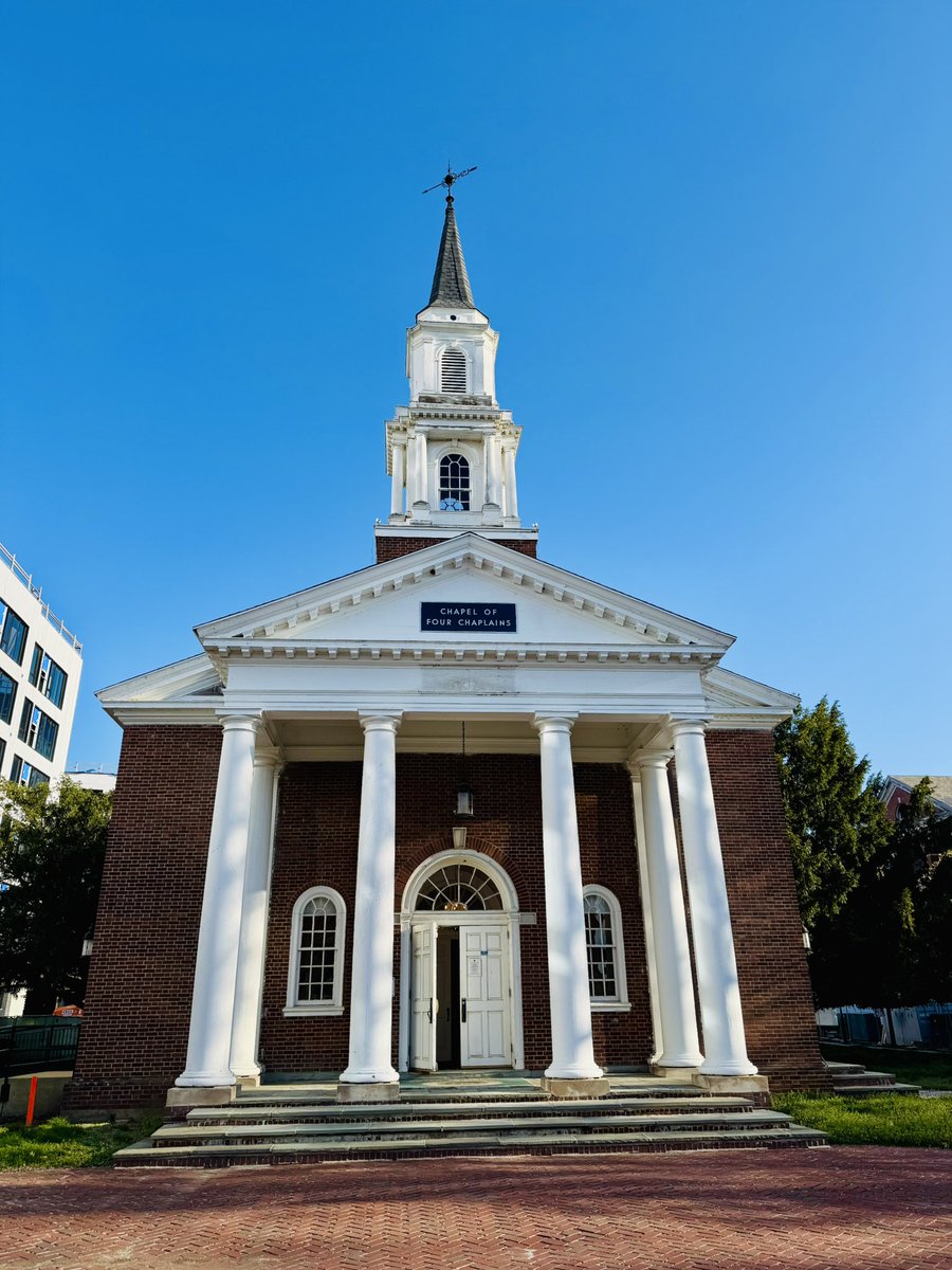 timrstokes's tweet image. Visited the Chapel of the Four Chaplains—faith, sacrifice, unity. Four chaplains, one mission. “Greater love…” (John 15:13)

#ArmyChaplain #FaithAndService #WWIIHeroes