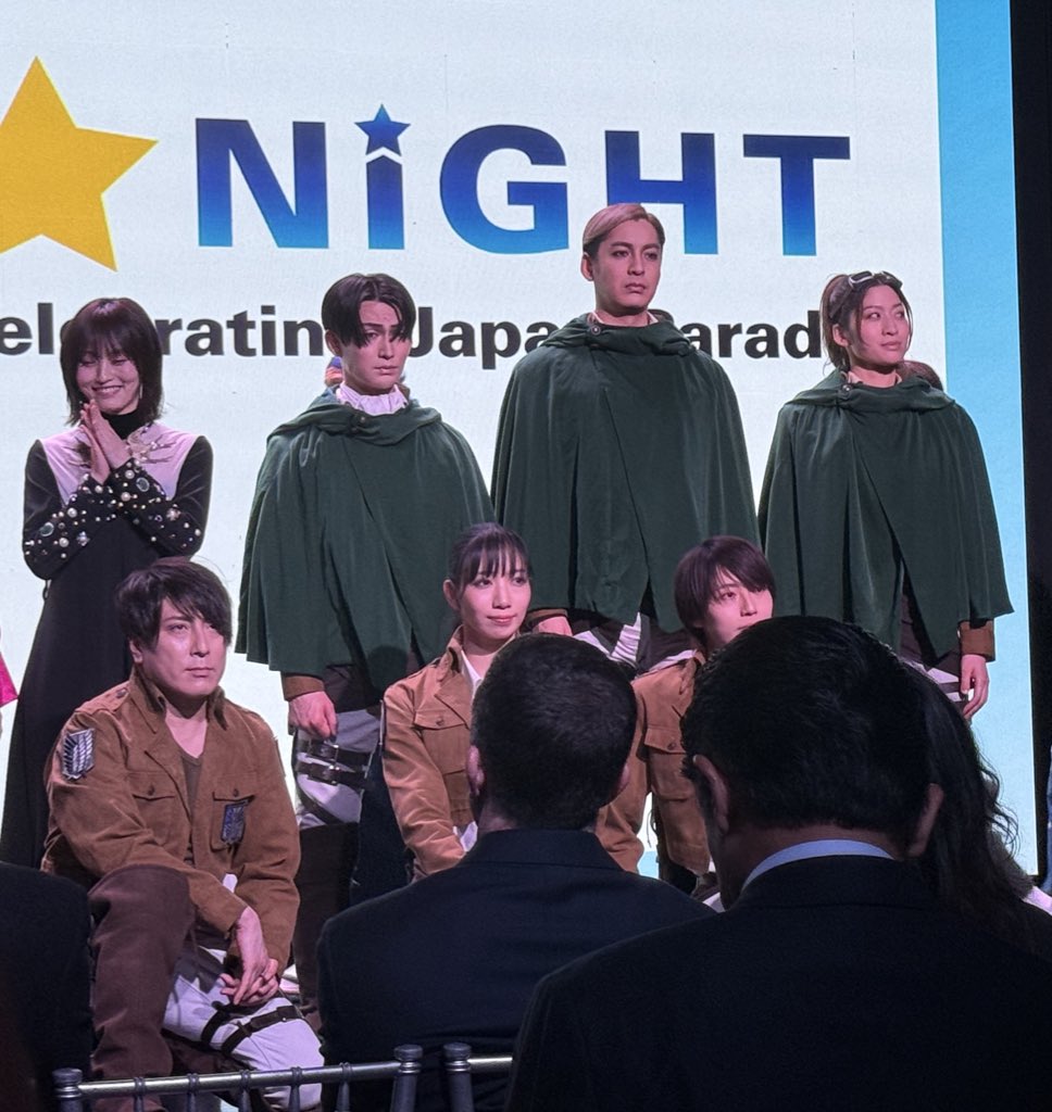 miki_sngk_'s tweet photo. コンサート終わりました！最後だけ撮影OKでした！進撃ミュ最高😭😭😭 https://t.co/htrr7WjxKw